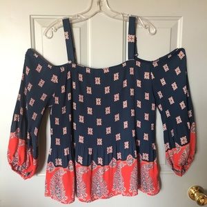 Jessica Simpson off the shoulder, ribbed tank